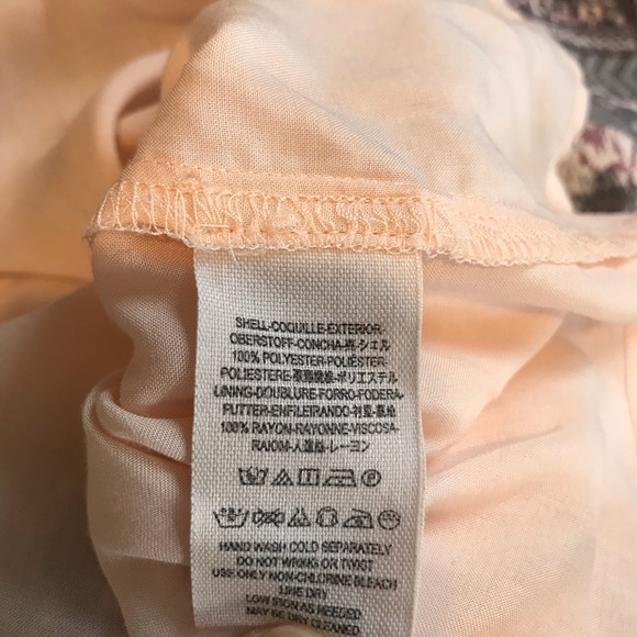 Free People Tunic Dress Boho Long Sleeve Pink S - Picture 6 of 7